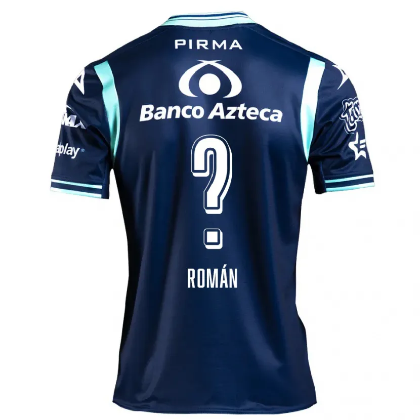 DanxenレディースSantiago Román#0ネイビーブルーアウェイシャツ2024/25ジャージーユニフォーム