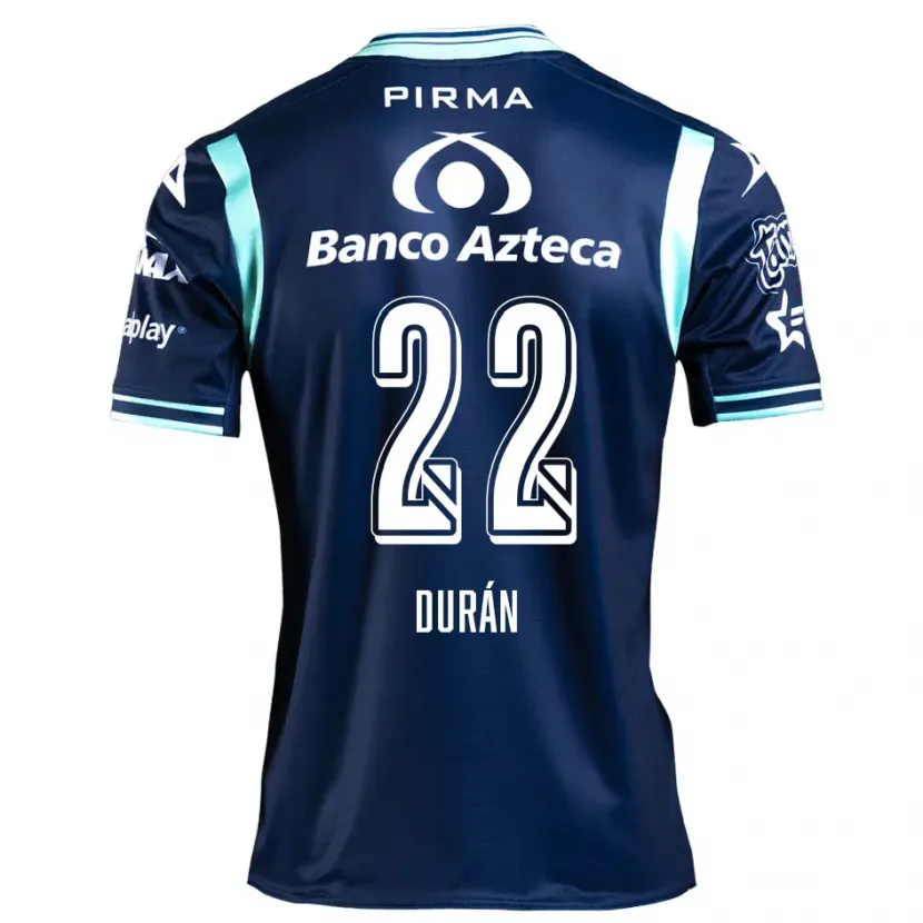 DanxenレディースRafael Durán#22ネイビーブルーアウェイシャツ2024/25ジャージーユニフォーム