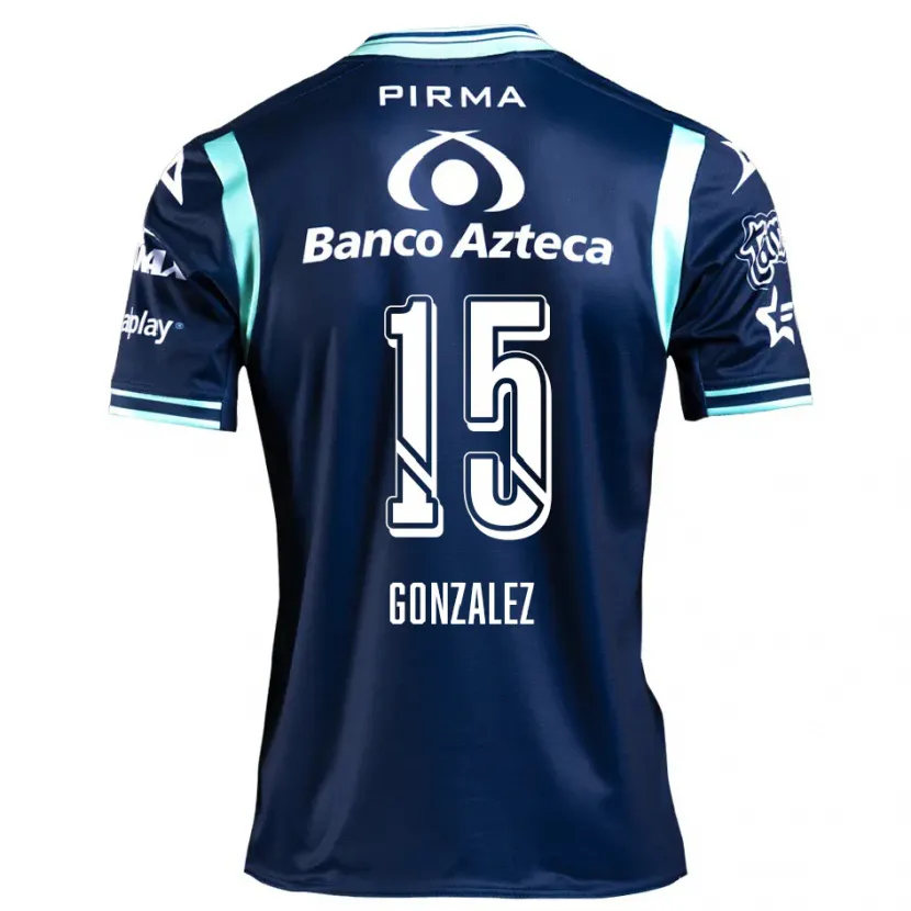 Danxenレディースジャクリーン・ゴンザレス#15ネイビーブルーアウェイシャツ2024/25ジャージーユニフォーム
