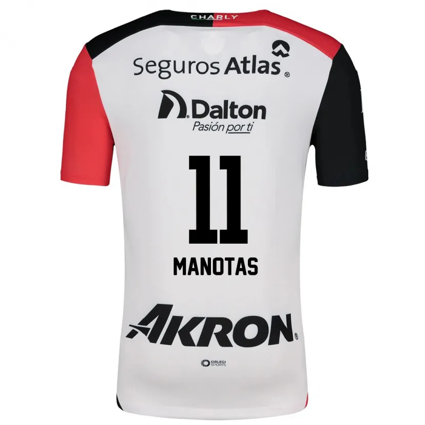 Danxenレディースマウロ・マノタス#11白 赤 黒アウェイシャツ2024/25ジャージーユニフォーム