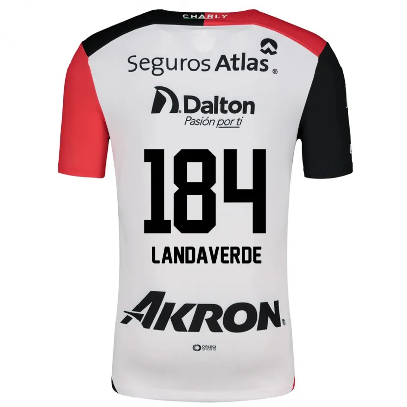 Danxenレディースアンサー・ランダベルデ#184白 赤 黒アウェイシャツ2024/25ジャージーユニフォーム