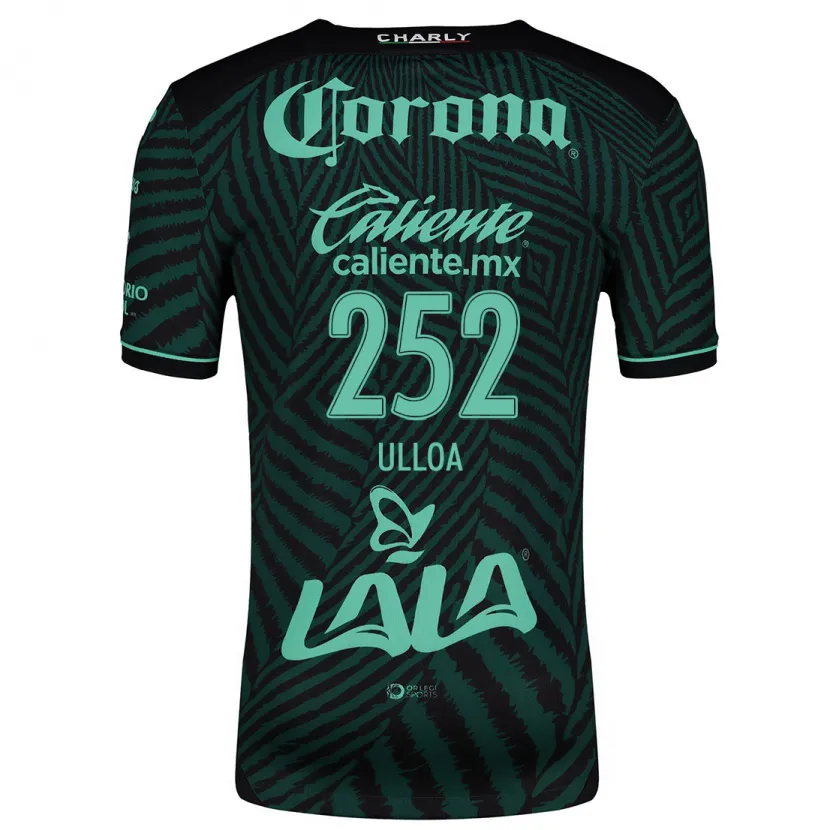 DanxenレディースJosé Ulloa#252ブラック グリーンアウェイシャツ2024/25ジャージーユニフォーム