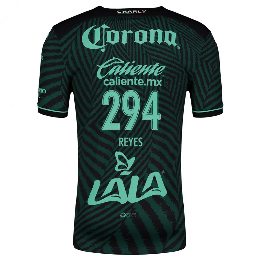 Danxenレディースマキシモ・レイエス#294ブラック グリーンアウェイシャツ2024/25ジャージーユニフォーム