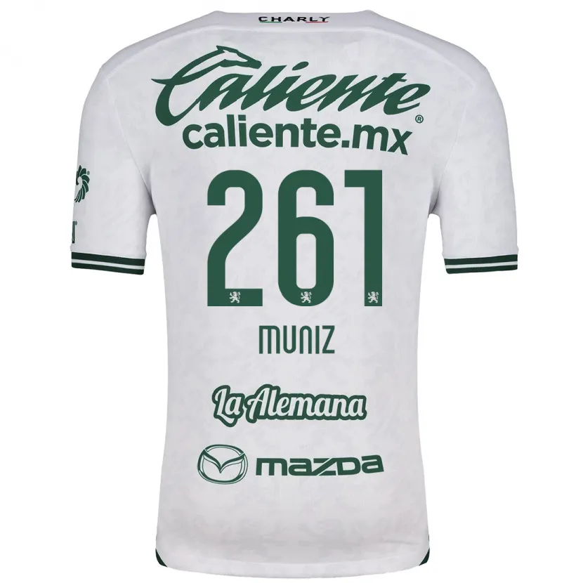 Danxenレディースセザール・ムニス・フェルナンデス#261ホワイト グリーンアウェイシャツ2024/25ジャージーユニフォーム