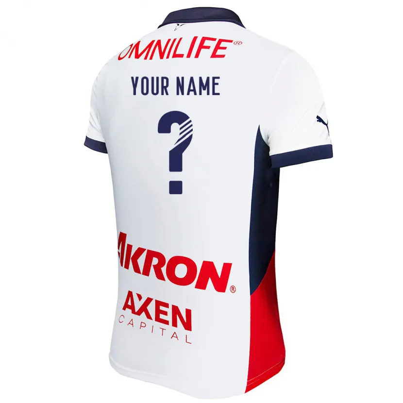 Danxenレディースあなたの名前#0白 赤 青アウェイシャツ2024/25ジャージーユニフォーム