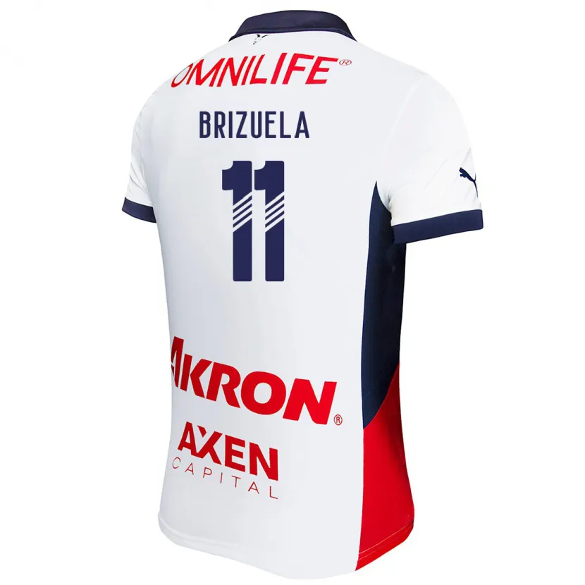Danxenレディースイサーク・ブリスエラ#11白 赤 青アウェイシャツ2024/25ジャージーユニフォーム
