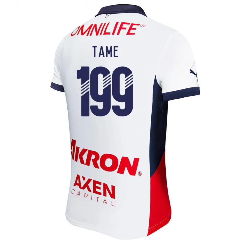 DanxenレディースEmilio Tame#199白 赤 青アウェイシャツ2024/25ジャージーユニフォーム