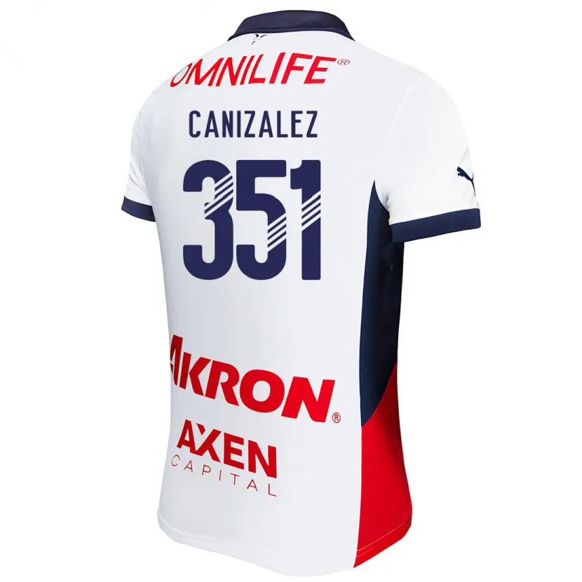 Danxenレディースジョルカエフ・カニサレス#351白 赤 青アウェイシャツ2024/25ジャージーユニフォーム