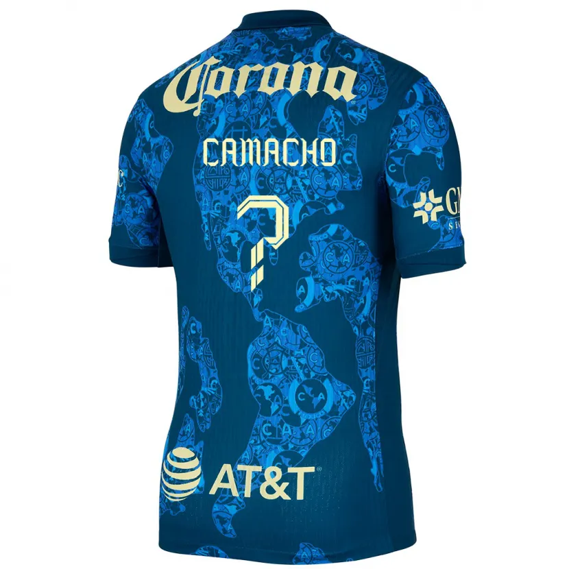 DanxenレディースJorge Camacho#0青 黄アウェイシャツ2024/25ジャージーユニフォーム