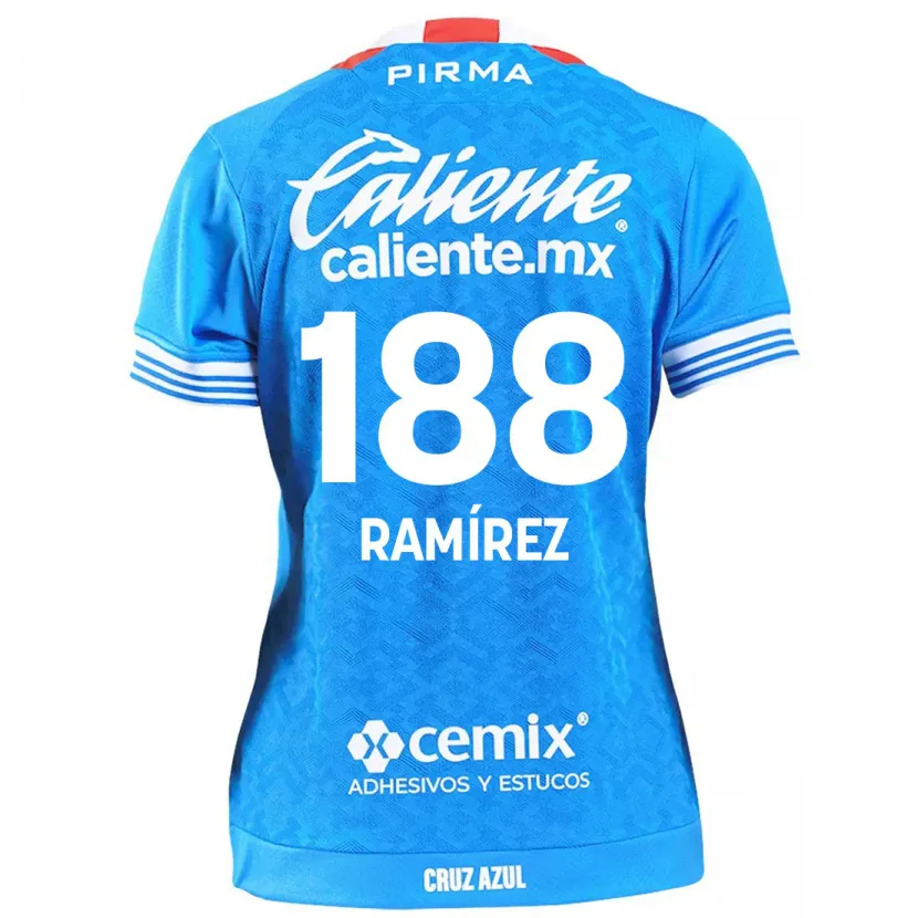 DanxenキッズDiego Ramírez#188スカイブルーホームシャツ2024/25ジャージーユニフォーム
