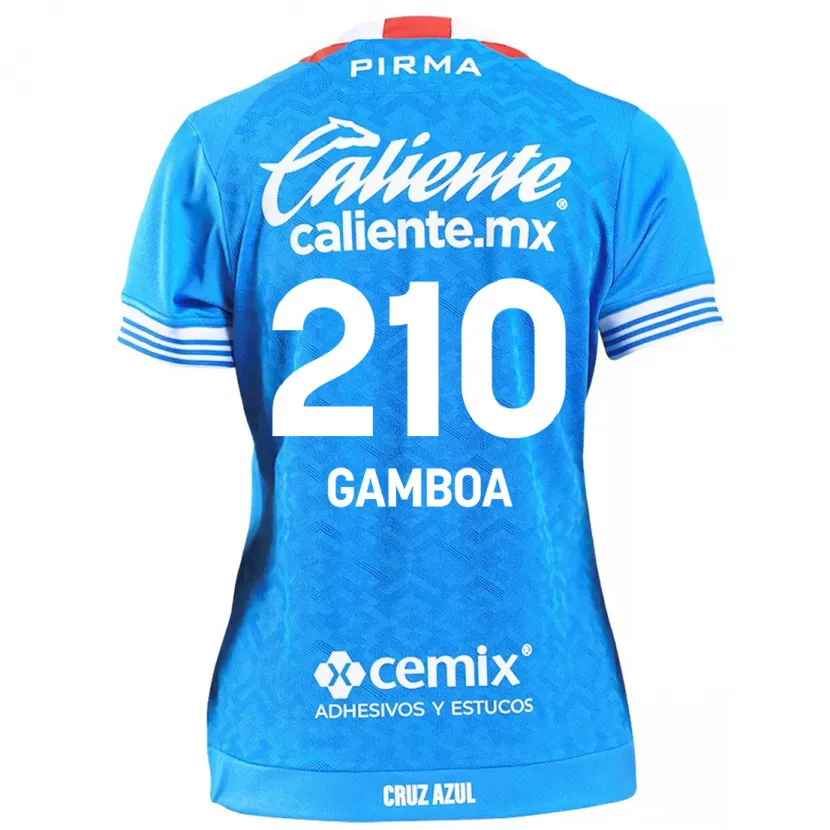 DanxenキッズBryan Gamboa#210スカイブルーホームシャツ2024/25ジャージーユニフォーム