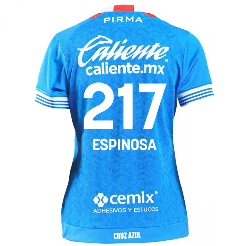 DanxenキッズSamuel Espinosa#217スカイブルーホームシャツ2024/25ジャージーユニフォーム