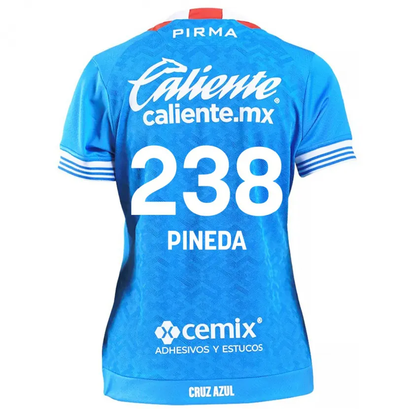 DanxenキッズZadiel Pineda#238スカイブルーホームシャツ2024/25ジャージーユニフォーム