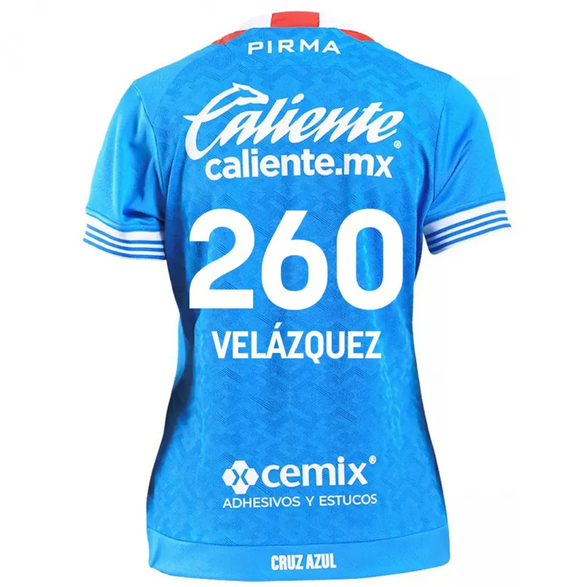 DanxenキッズVíctor Velázquez#260スカイブルーホームシャツ2024/25ジャージーユニフォーム