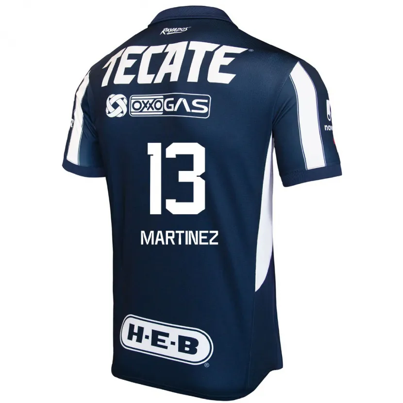 DanxenキッズJaziel Martínez#13青 赤 白ホームシャツ2024/25ジャージーユニフォーム