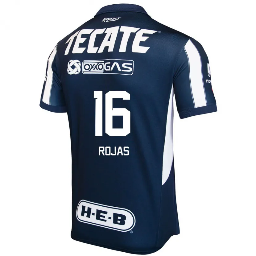 DanxenキッズJohan Rojas#16青 赤 白ホームシャツ2024/25ジャージーユニフォーム
