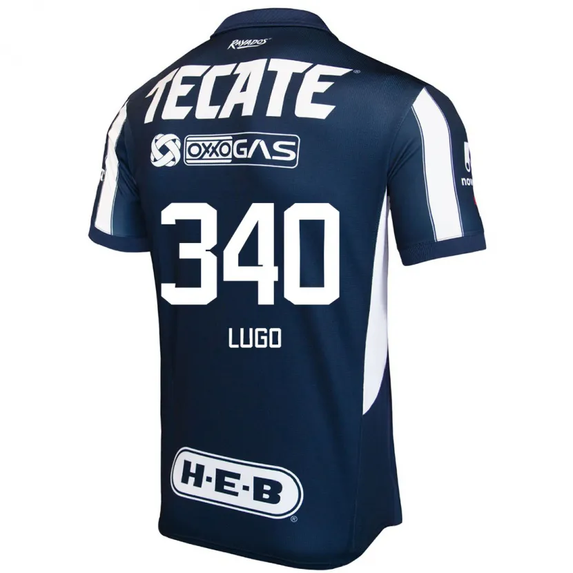 DanxenキッズEdy Lugo#340青 赤 白ホームシャツ2024/25ジャージーユニフォーム