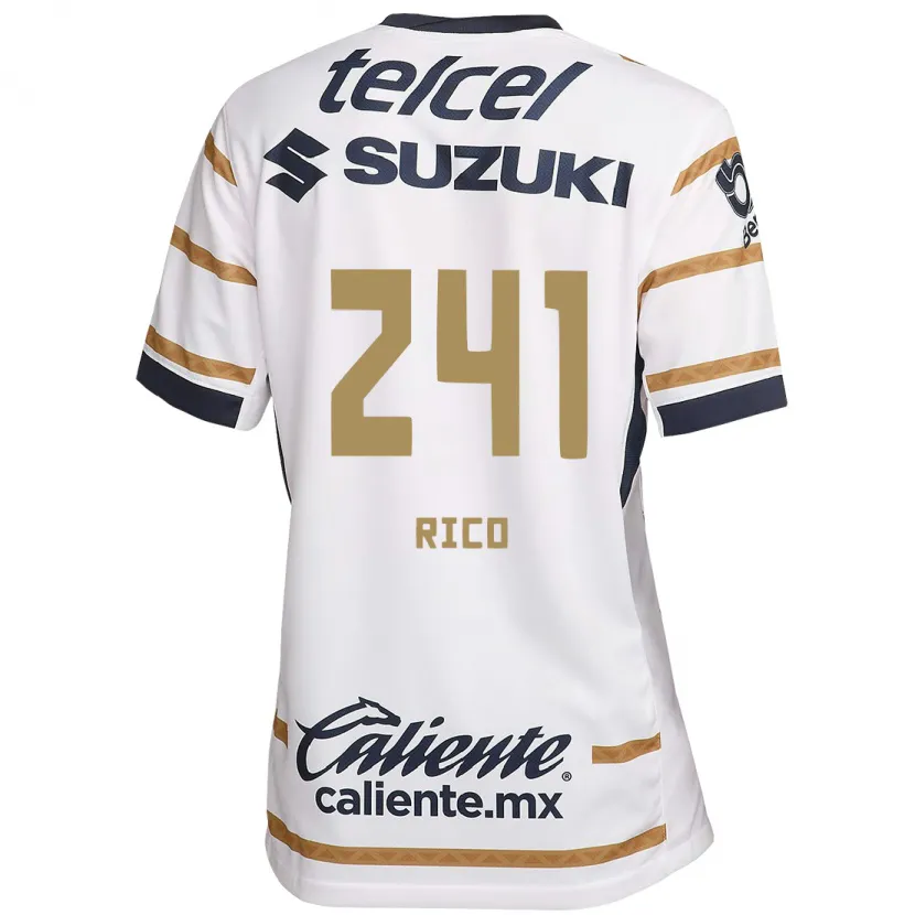 DanxenキッズÁngel Rico#241ホワイトオブシディアンホームシャツ2024/25ジャージーユニフォーム