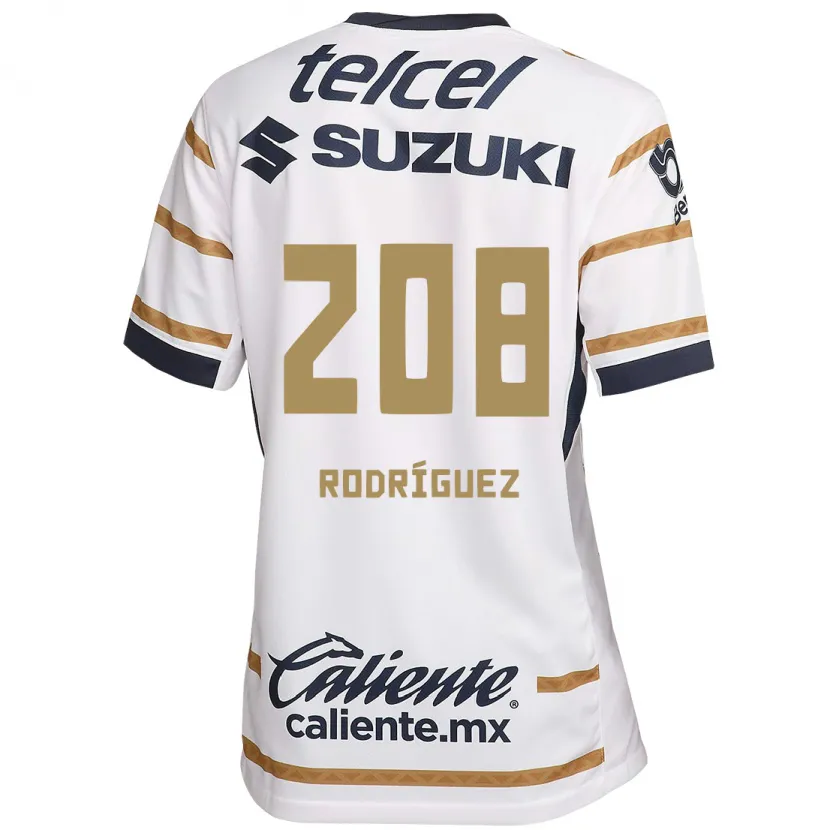 DanxenキッズGael Rodríguez#208ホワイトオブシディアンホームシャツ2024/25ジャージーユニフォーム