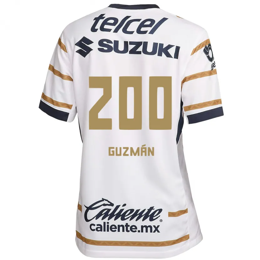 DanxenキッズAlan Guzmán#200ホワイトオブシディアンホームシャツ2024/25ジャージーユニフォーム