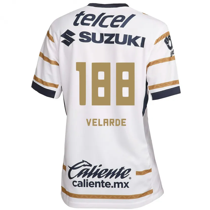 DanxenキッズAndrés Velarde#188ホワイトオブシディアンホームシャツ2024/25ジャージーユニフォーム