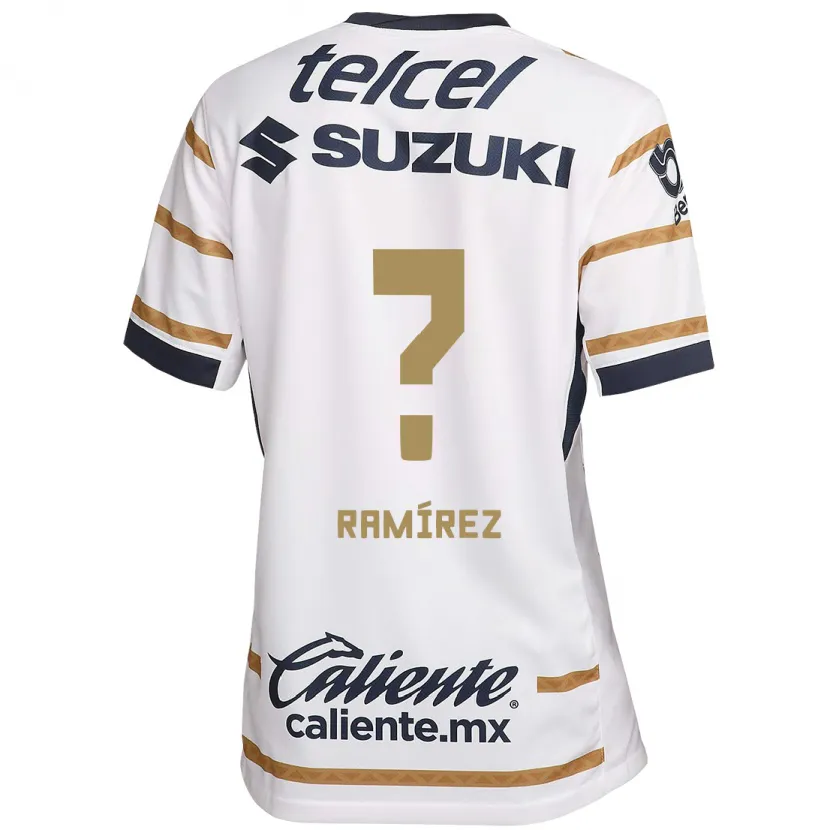 DanxenキッズRicardo Ramírez#0ホワイトオブシディアンホームシャツ2024/25ジャージーユニフォーム