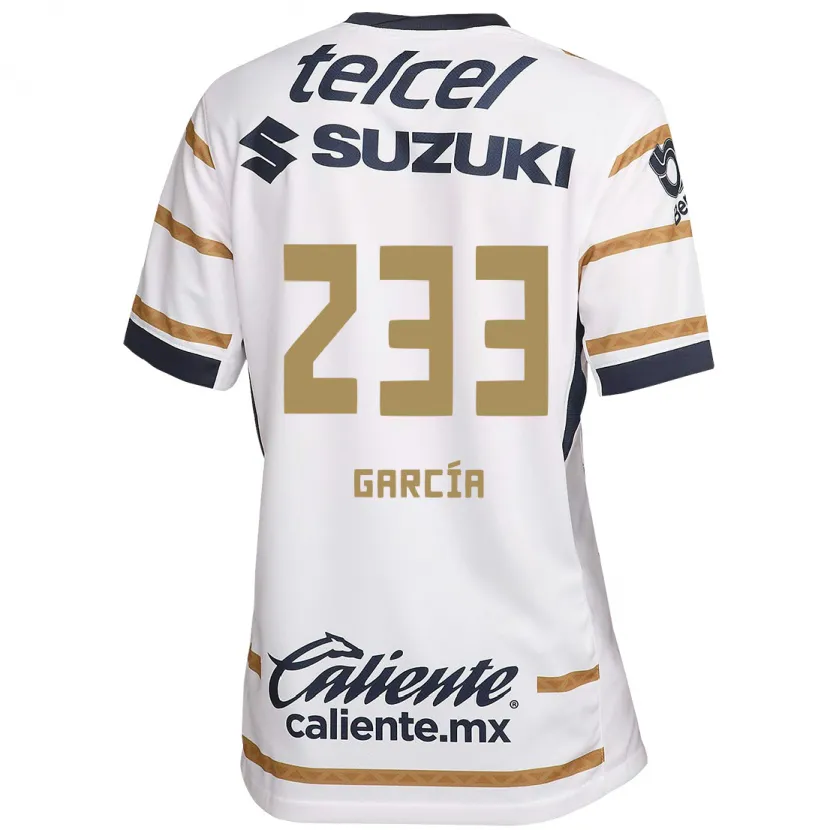 DanxenキッズCarlos García#233ホワイトオブシディアンホームシャツ2024/25ジャージーユニフォーム