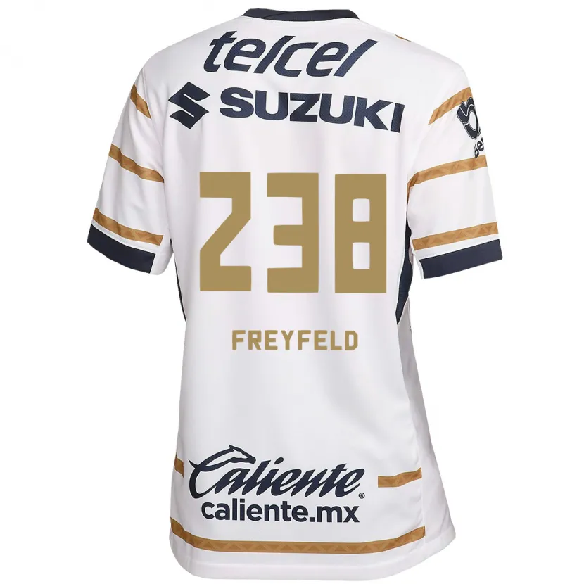 DanxenキッズJulián Freyfeld#238ホワイトオブシディアンホームシャツ2024/25ジャージーユニフォーム