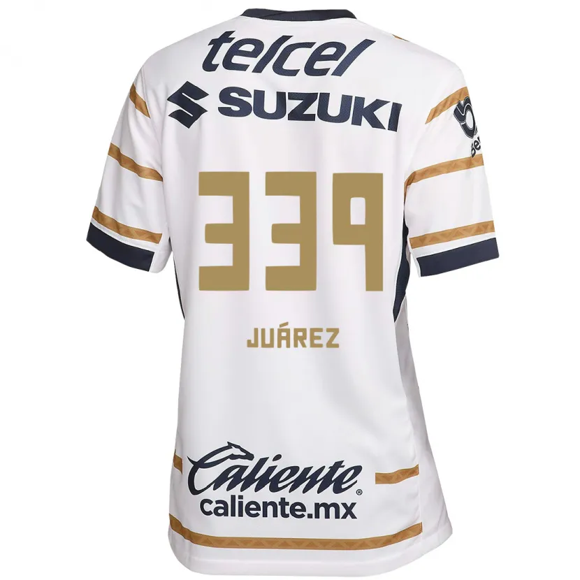 DanxenキッズJonathan Juárez#339ホワイトオブシディアンホームシャツ2024/25ジャージーユニフォーム