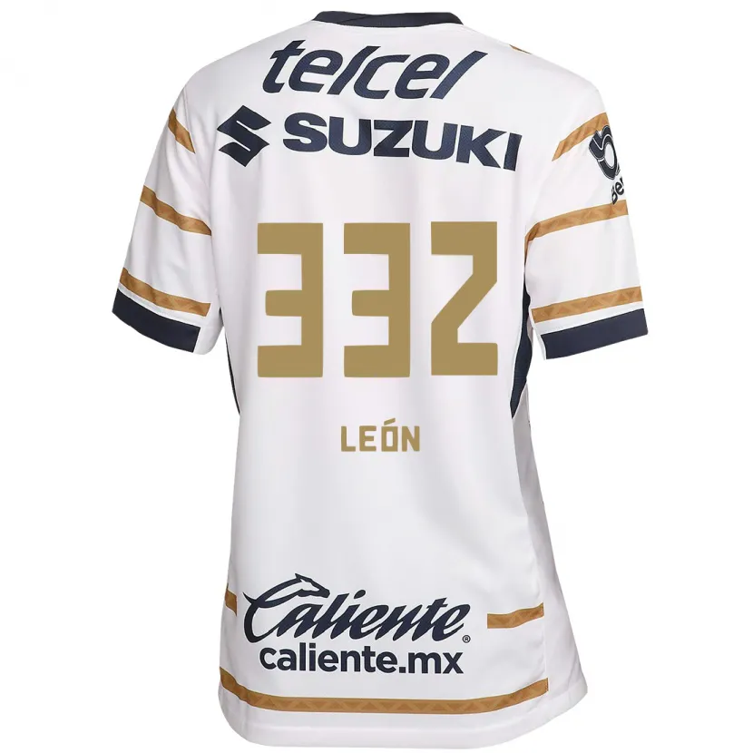 DanxenキッズAndryk León#332ホワイトオブシディアンホームシャツ2024/25ジャージーユニフォーム