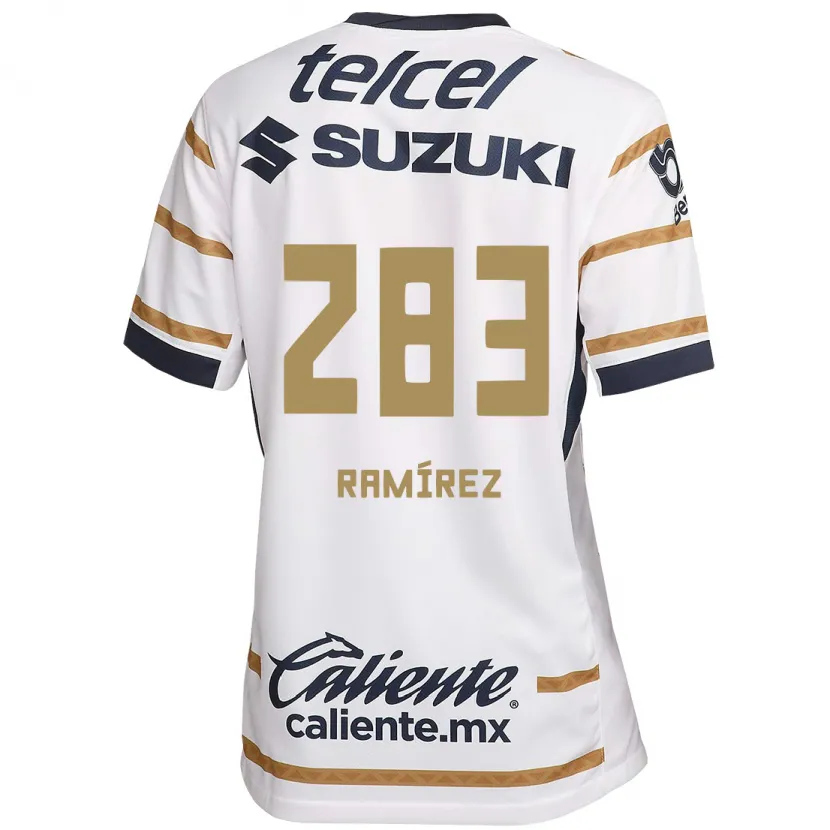 DanxenキッズDennis Ramírez#283ホワイトオブシディアンホームシャツ2024/25ジャージーユニフォーム