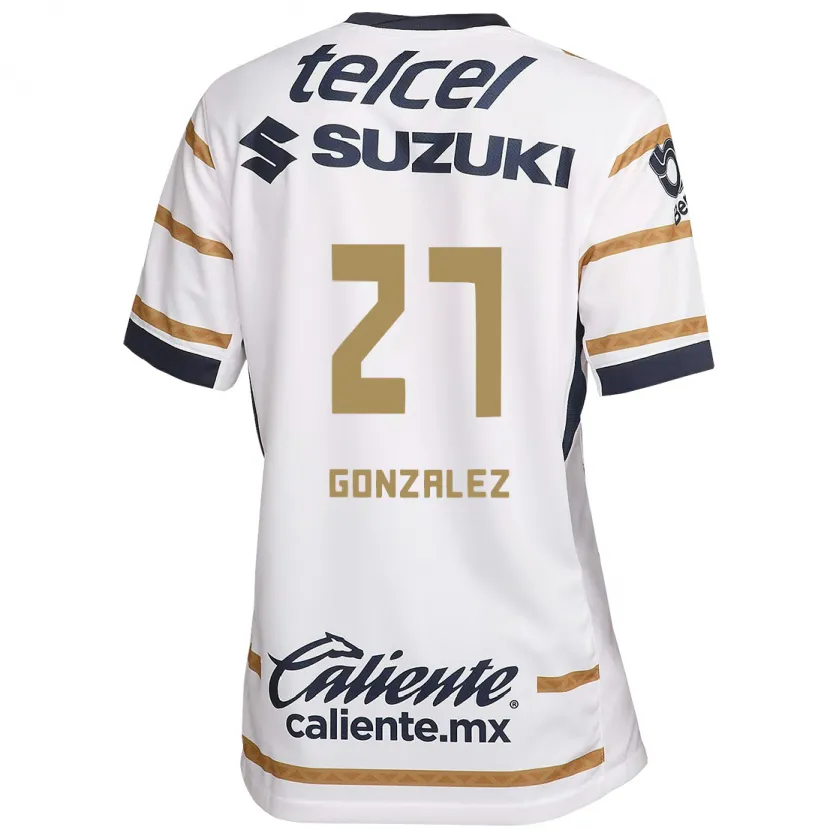 Danxenキッズハイディ・ゴンザレス#27ホワイトオブシディアンホームシャツ2024/25ジャージーユニフォーム