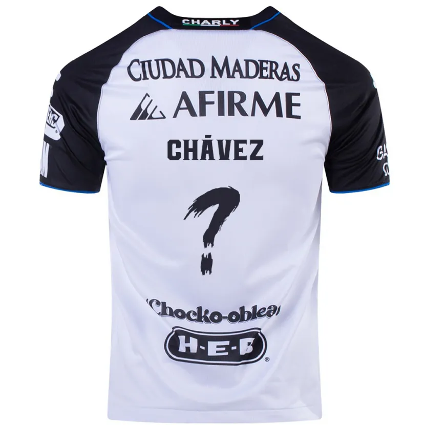 DanxenキッズLeonardo Chávez#0ブラックブルーホームシャツ2024/25ジャージーユニフォーム