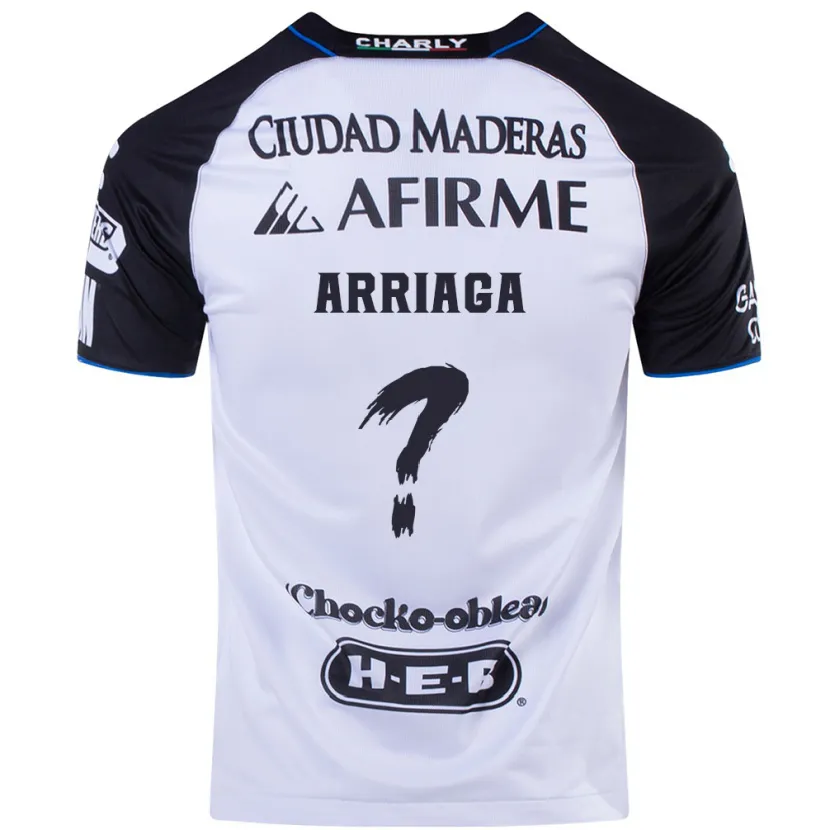 DanxenキッズJohan Arriaga#0ブラックブルーホームシャツ2024/25ジャージーユニフォーム