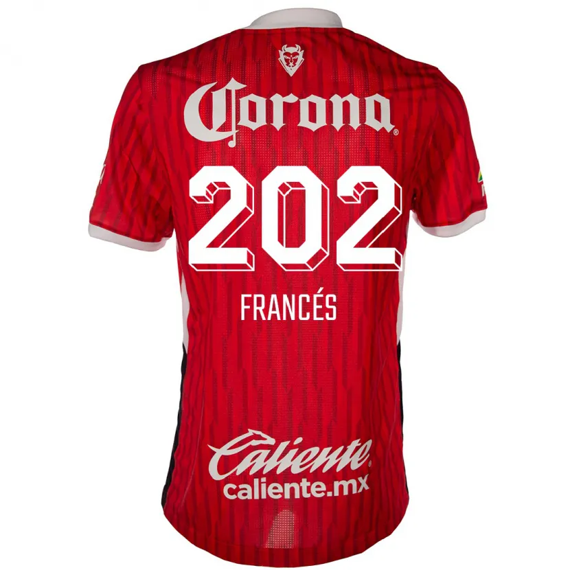 DanxenキッズLenin Francés#202赤白ホームシャツ2024/25ジャージーユニフォーム