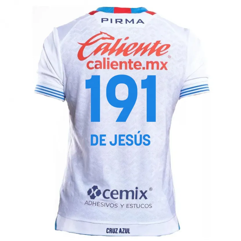 DanxenキッズLuis De Jesús#191白青アウェイシャツ2024/25ジャージーユニフォーム