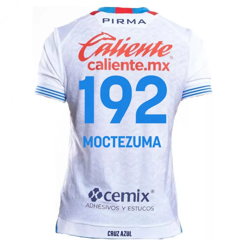 DanxenキッズBrayan Moctezuma#192白青アウェイシャツ2024/25ジャージーユニフォーム