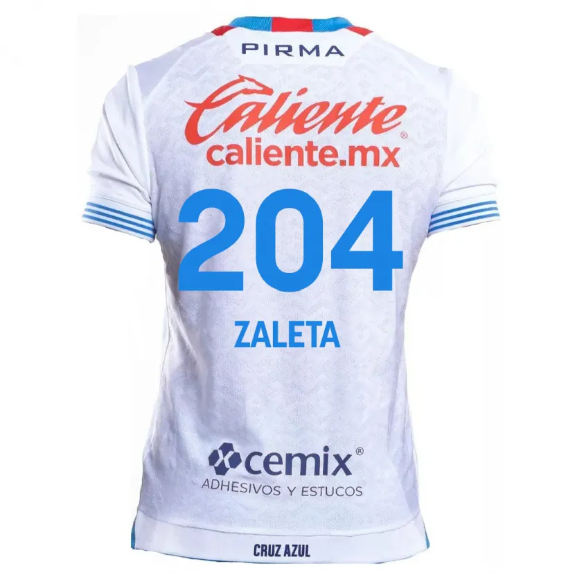 DanxenキッズMauro Zaleta#204白青アウェイシャツ2024/25ジャージーユニフォーム