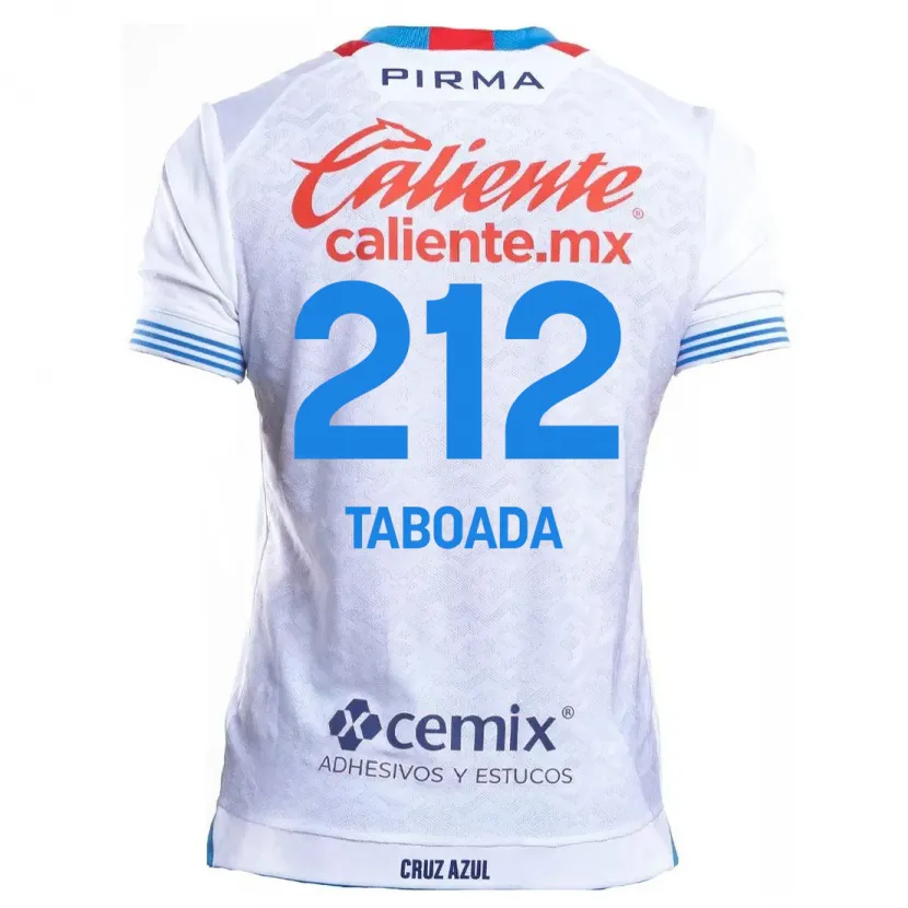 DanxenキッズVíctor Taboada#212白青アウェイシャツ2024/25ジャージーユニフォーム