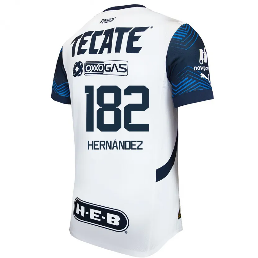 DanxenキッズDerek Hernández#182白青アウェイシャツ2024/25ジャージーユニフォーム