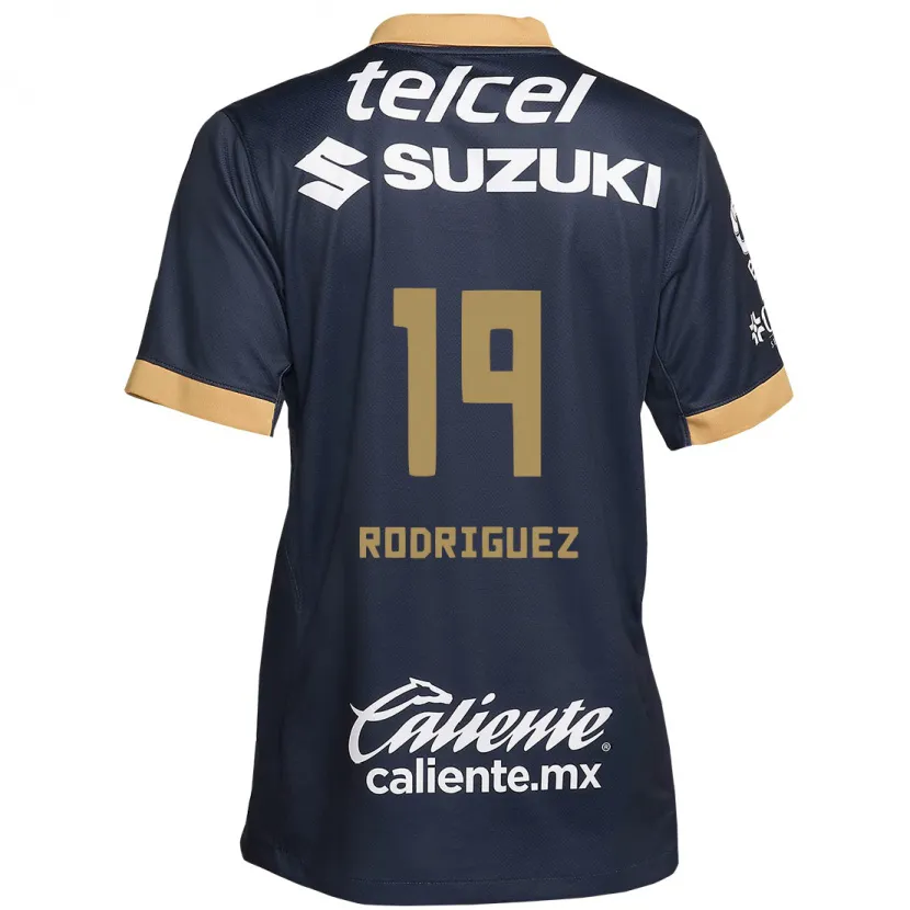 Danxenキッズヤネイシー・ロドリゲス#19オブシディアンゴールドホワイトアウェイシャツ2024/25ジャージーユニフォーム