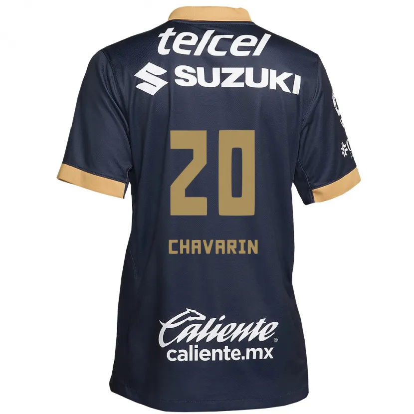 Danxenキッズ空中チャヴァラン#20オブシディアンゴールドホワイトアウェイシャツ2024/25ジャージーユニフォーム