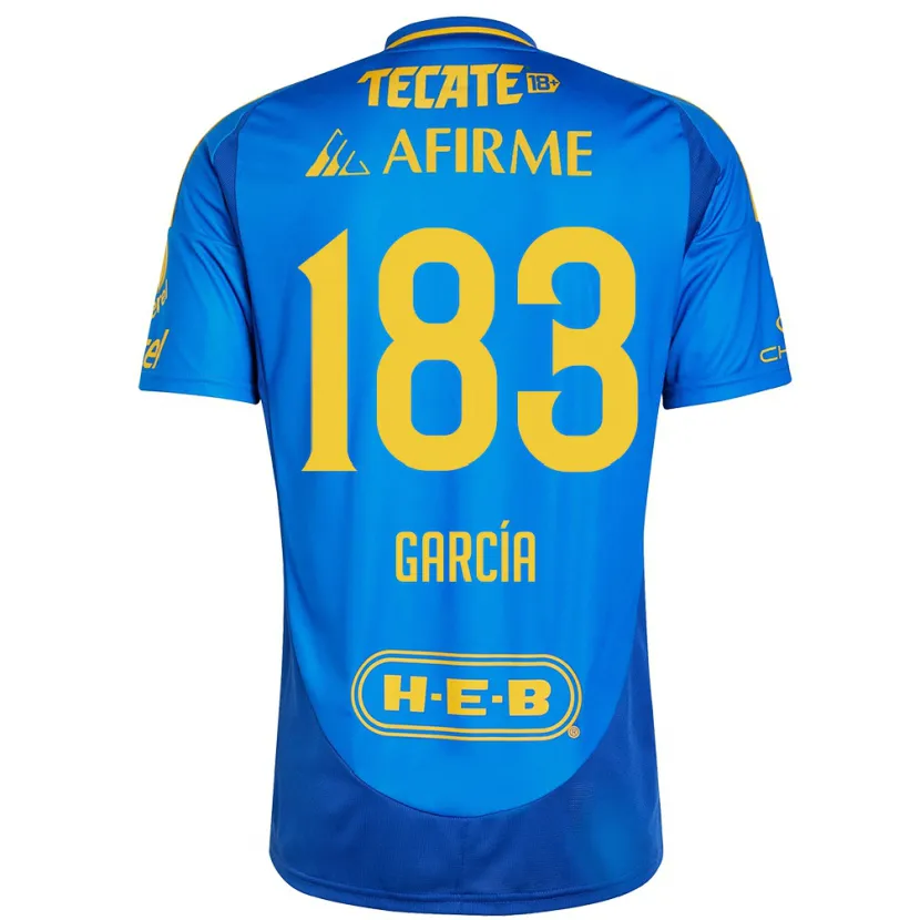 DanxenキッズZahir García#183青 黄アウェイシャツ2024/25ジャージーユニフォーム