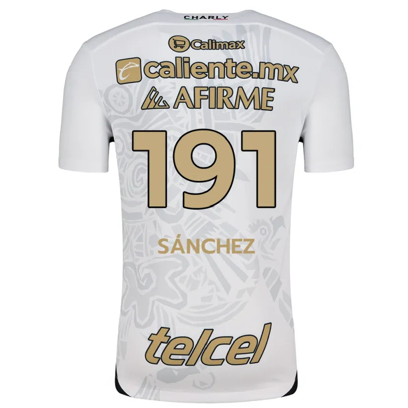 DanxenキッズDiego Sánchez#191白黒アウェイシャツ2024/25ジャージーユニフォーム