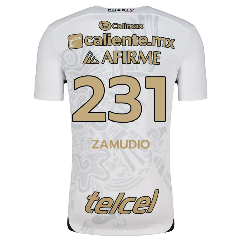 DanxenキッズIrwin Zamudio#231白黒アウェイシャツ2024/25ジャージーユニフォーム