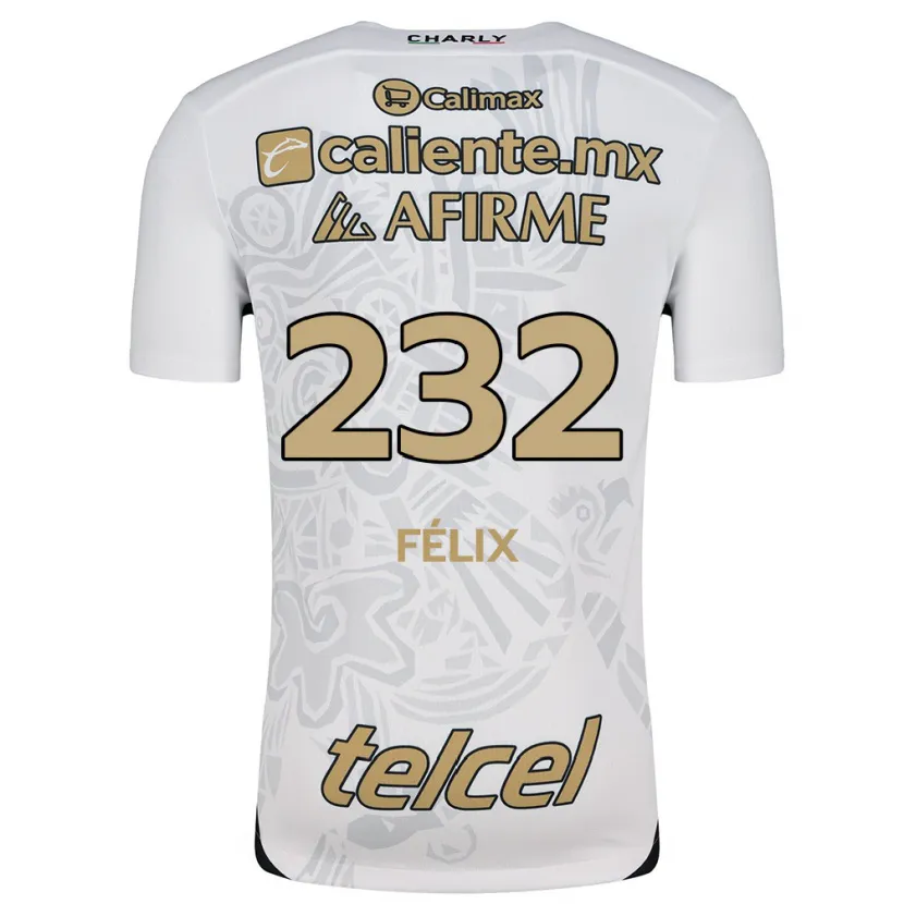 DanxenキッズErick Félix#232白黒アウェイシャツ2024/25ジャージーユニフォーム