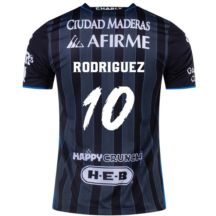DanxenキッズLucas Rodríguez#10白黒アウェイシャツ2024/25ジャージーユニフォーム