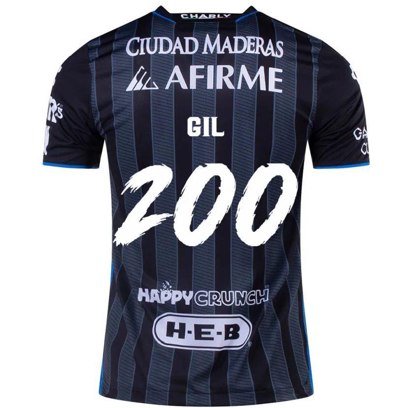 DanxenキッズGerardo Gil#200白黒アウェイシャツ2024/25ジャージーユニフォーム