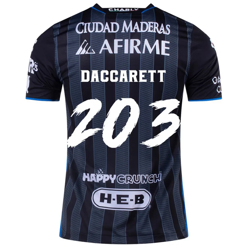 DanxenキッズJuan Daccarett#203白黒アウェイシャツ2024/25ジャージーユニフォーム