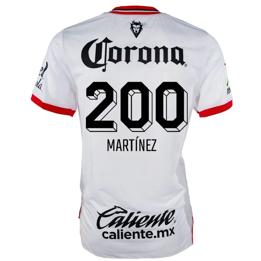DanxenキッズEdgar Martínez#200赤、白アウェイシャツ2024/25ジャージーユニフォーム